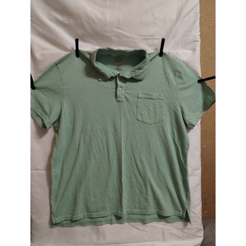 St. John's Bay Performance Polo Men’s XL Green Short Sleeve Solid